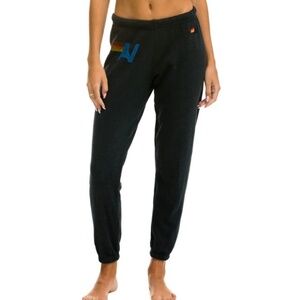 Aviator Nation Logo Sweatpants Charcoal Excellent Condition